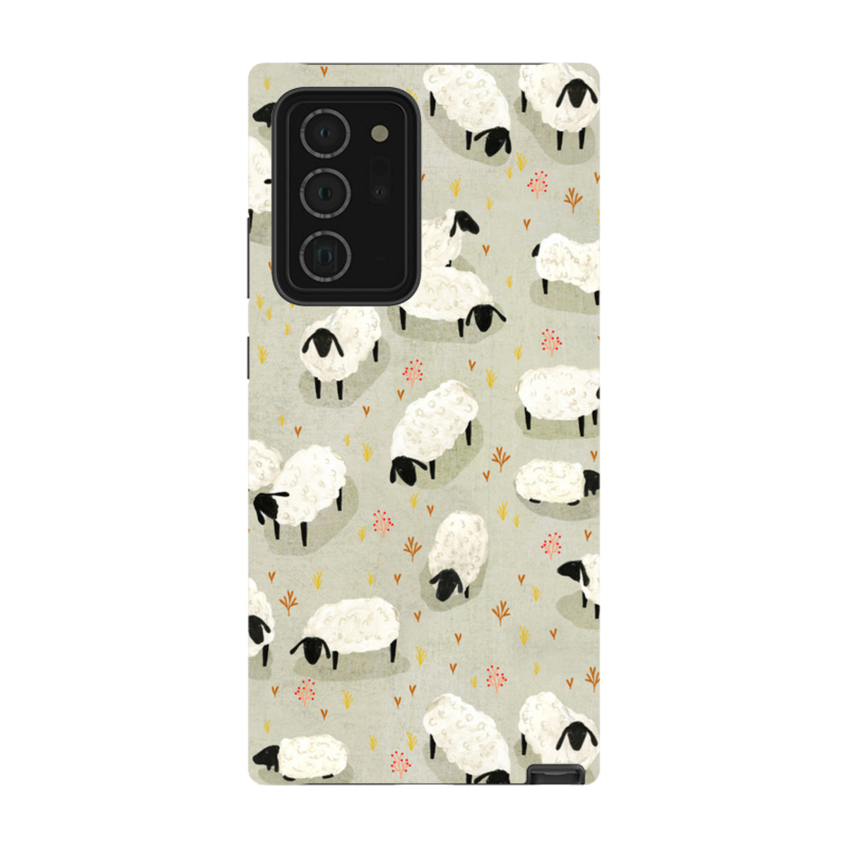 Samsung Tough Case - Sheep Grey By Katherine Quinn