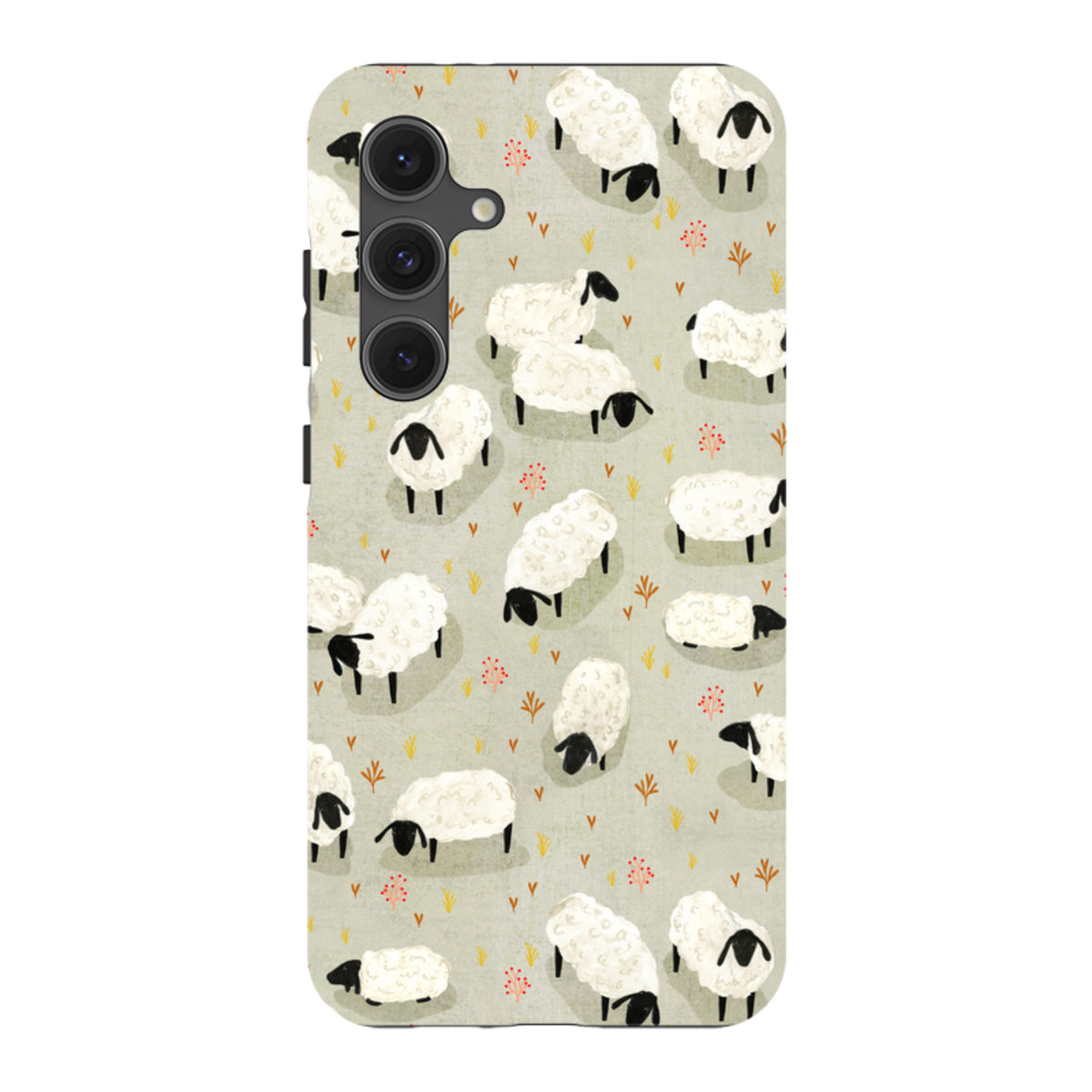 Samsung Tough Case - Sheep Grey By Katherine Quinn