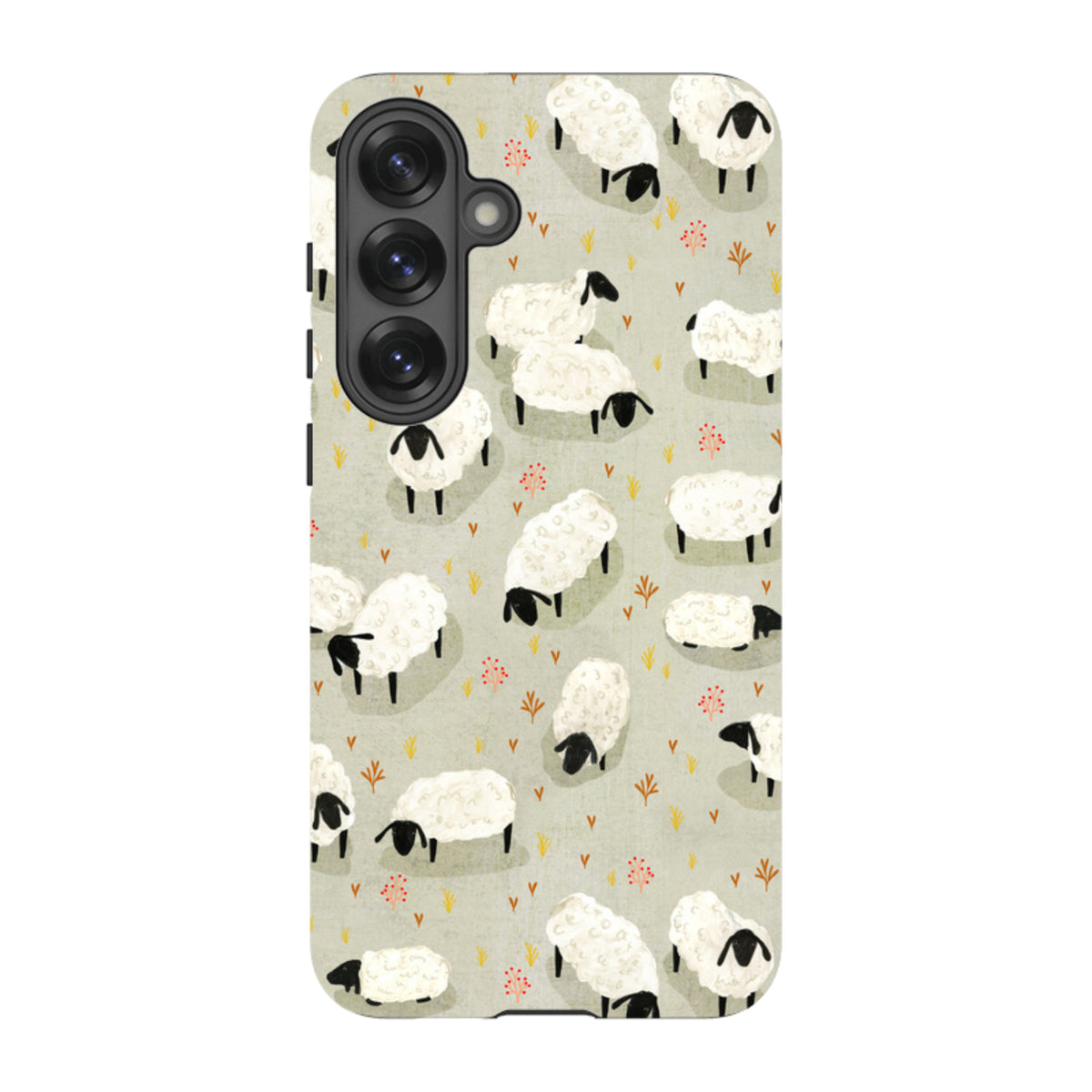Samsung Tough Case - Sheep Grey By Katherine Quinn