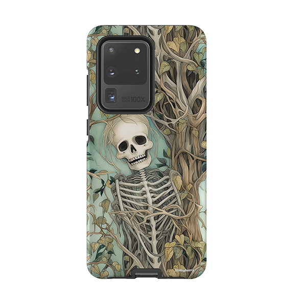 Samsung Tough Case – Skelettblumenmuster