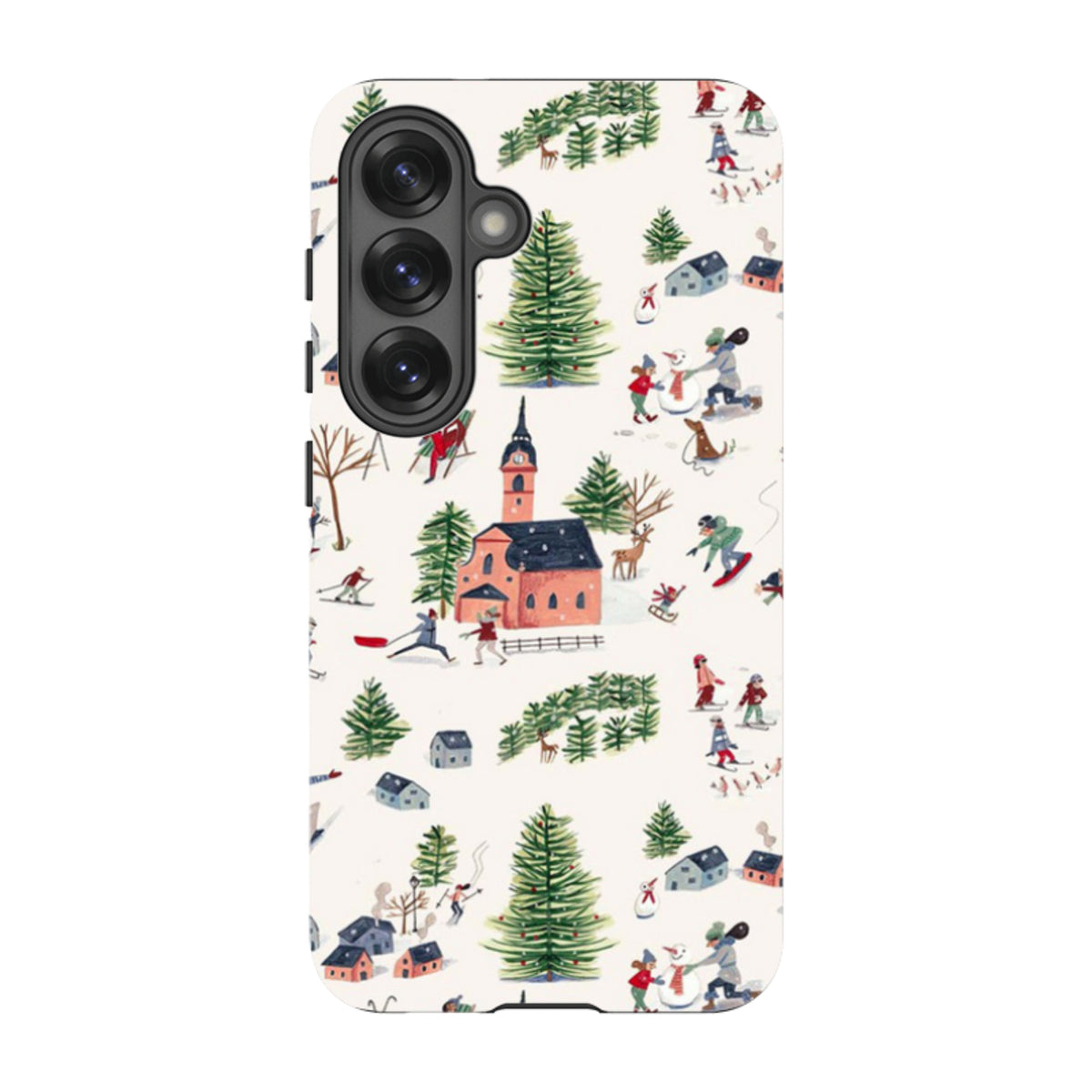 Samsung Tough Case - Skiing By Caroline Bonne Muller