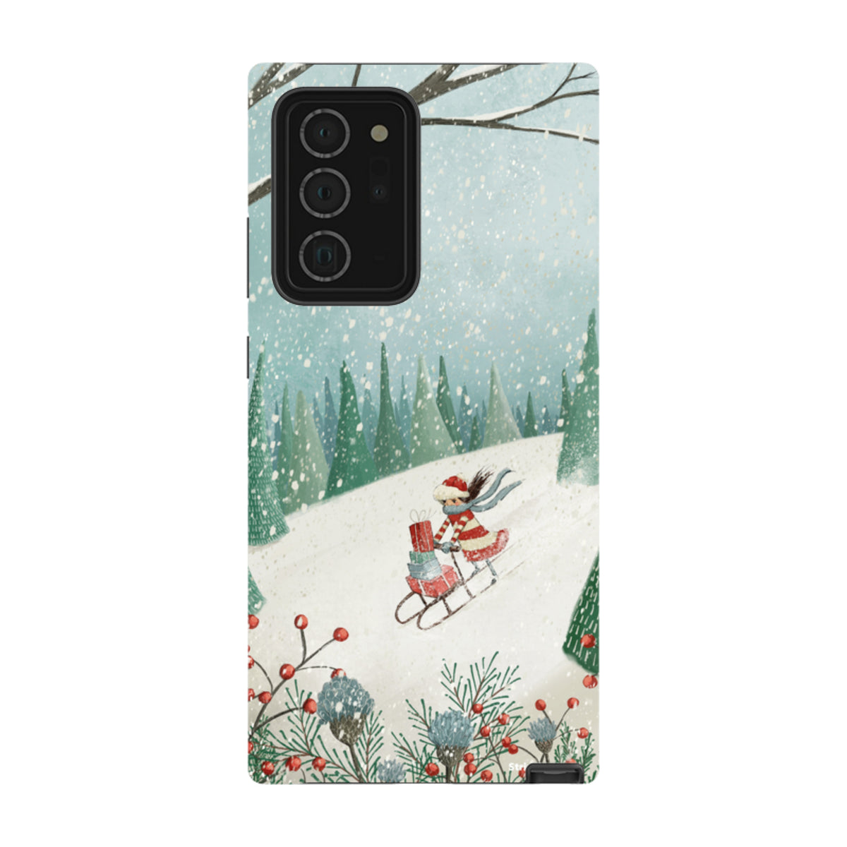 Samsung Tough Case - Sleigh Delivery By Maja Lindberg