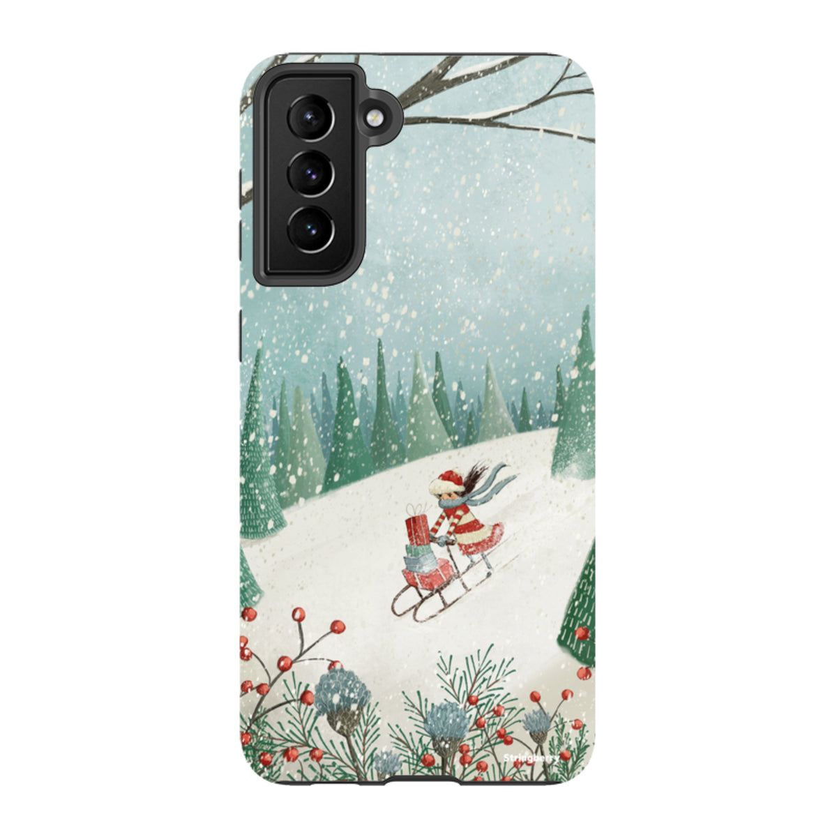 Samsung Tough Case - Sleigh Delivery By Maja Lindberg