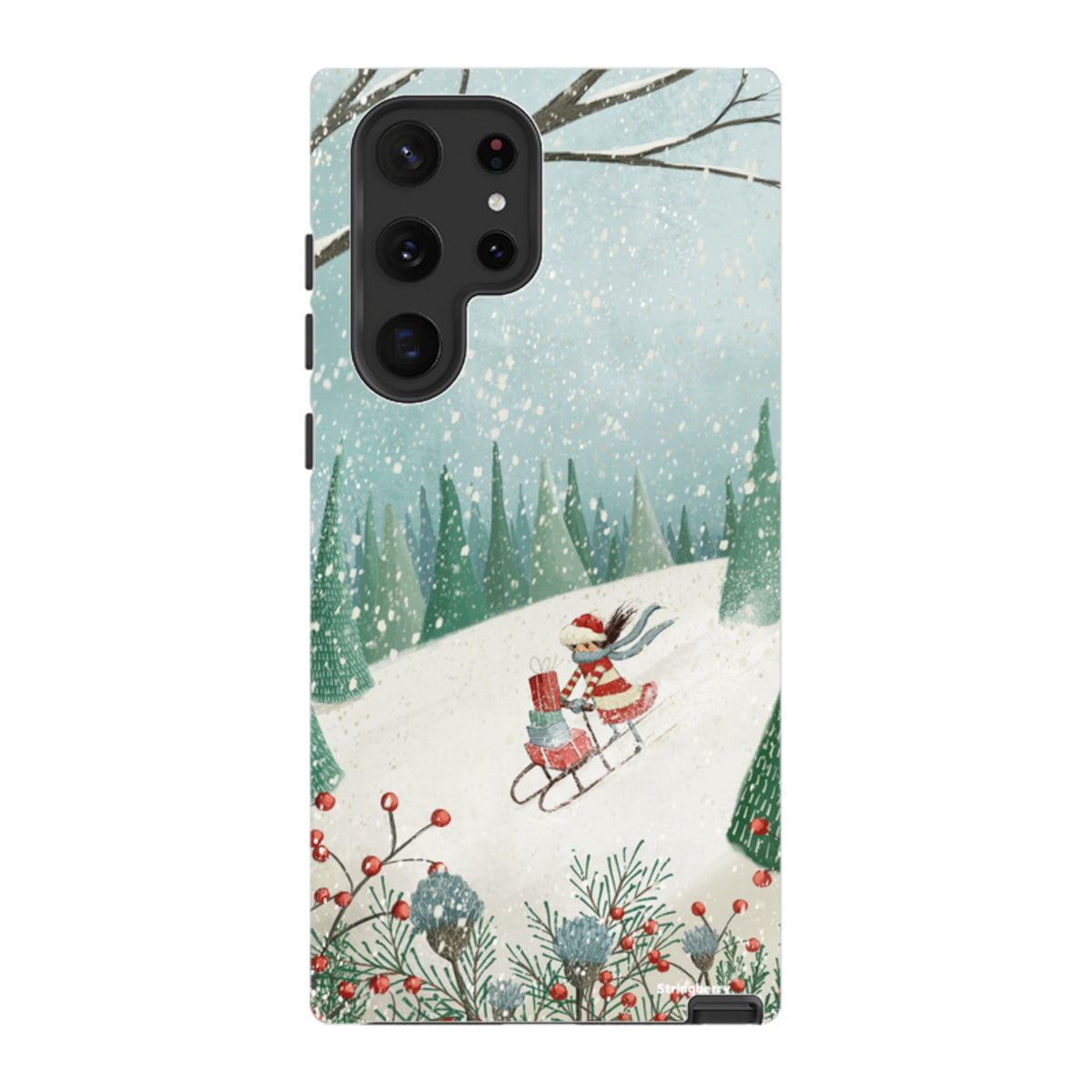 Samsung Tough Case - Sleigh Delivery By Maja Lindberg