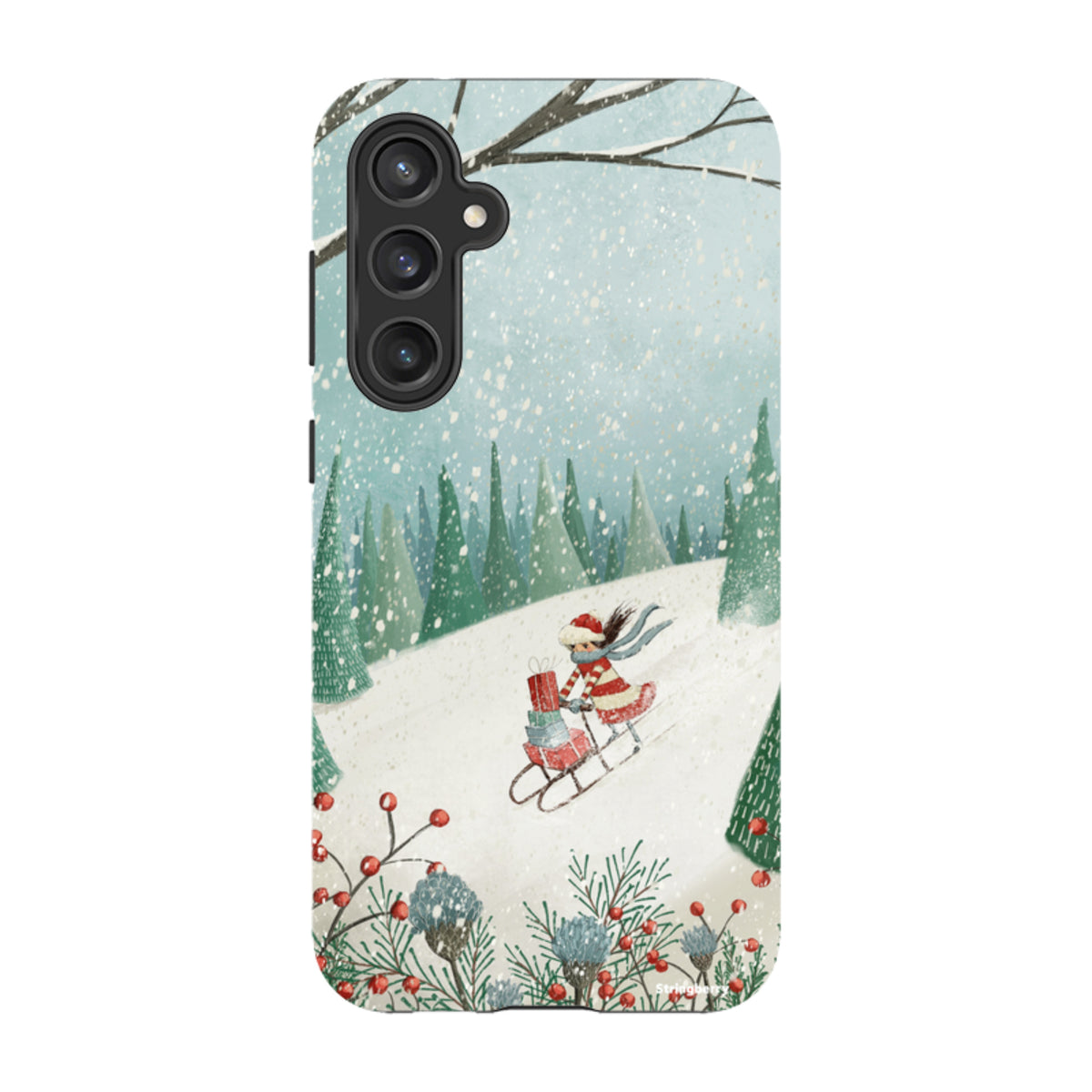 Samsung Tough Case - Sleigh Delivery By Maja Lindberg