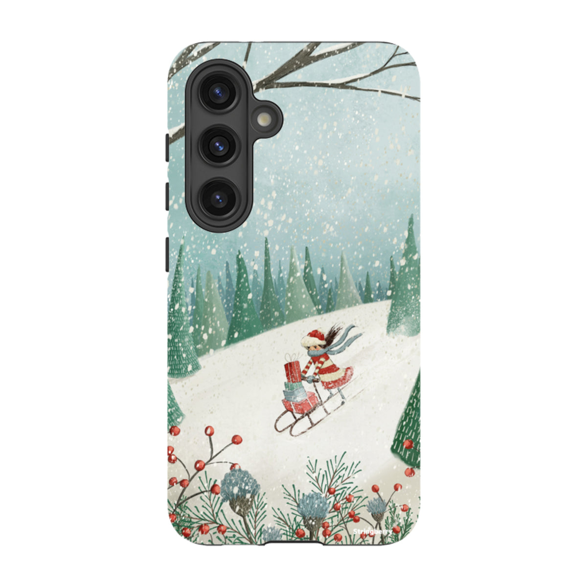 Samsung Tough Case - Sleigh Delivery By Maja Lindberg