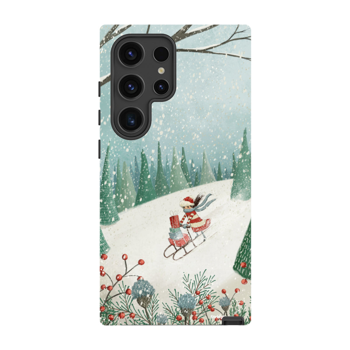 Samsung Tough Case - Sleigh Delivery By Maja Lindberg