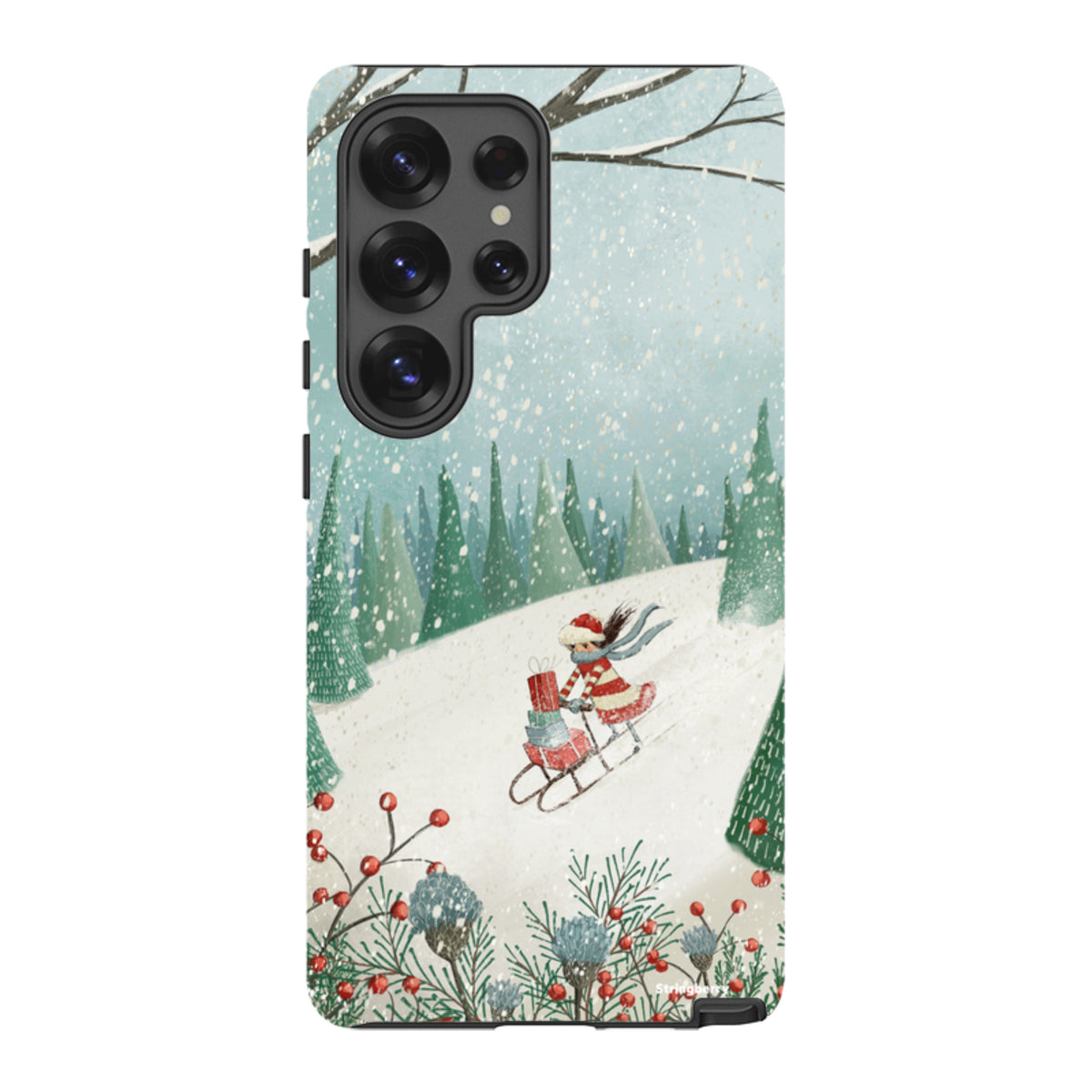 Samsung Tough Case - Sleigh Delivery By Maja Lindberg