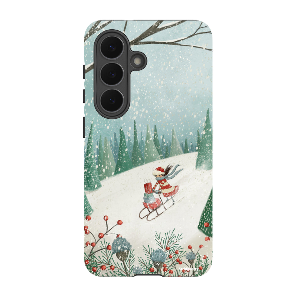 Samsung Tough Case - Sleigh Delivery By Maja Lindberg