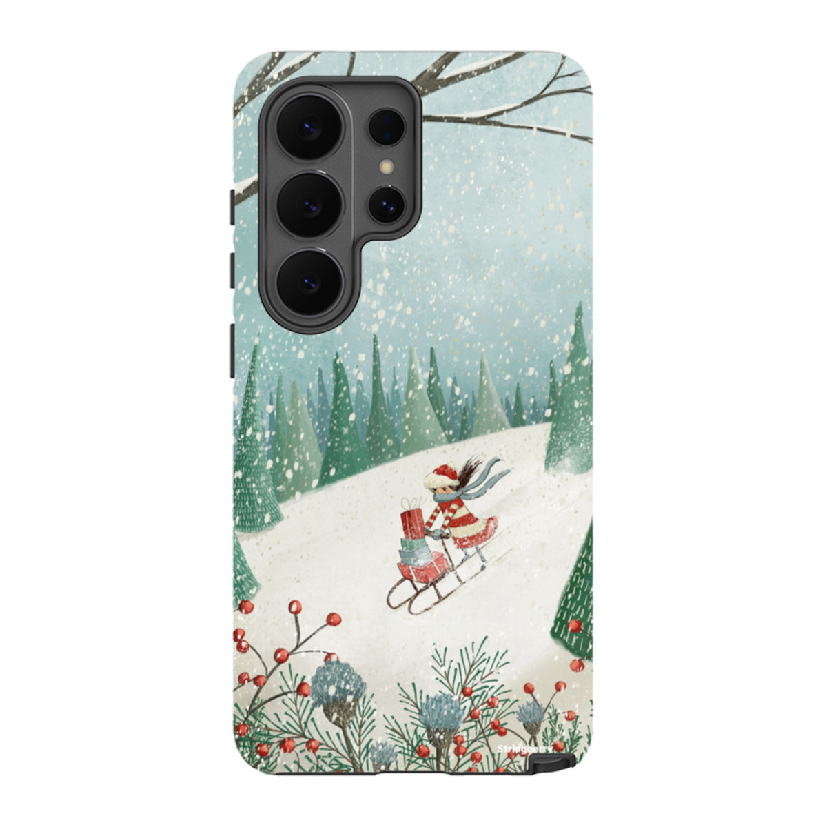 Samsung Tough Case - Sleigh Delivery By Maja Lindberg