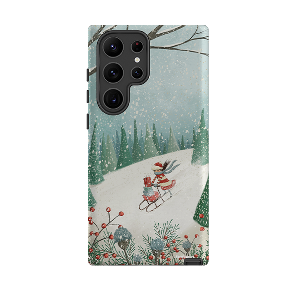 Samsung Tough Case - Sleigh Delivery By Maja Lindberg