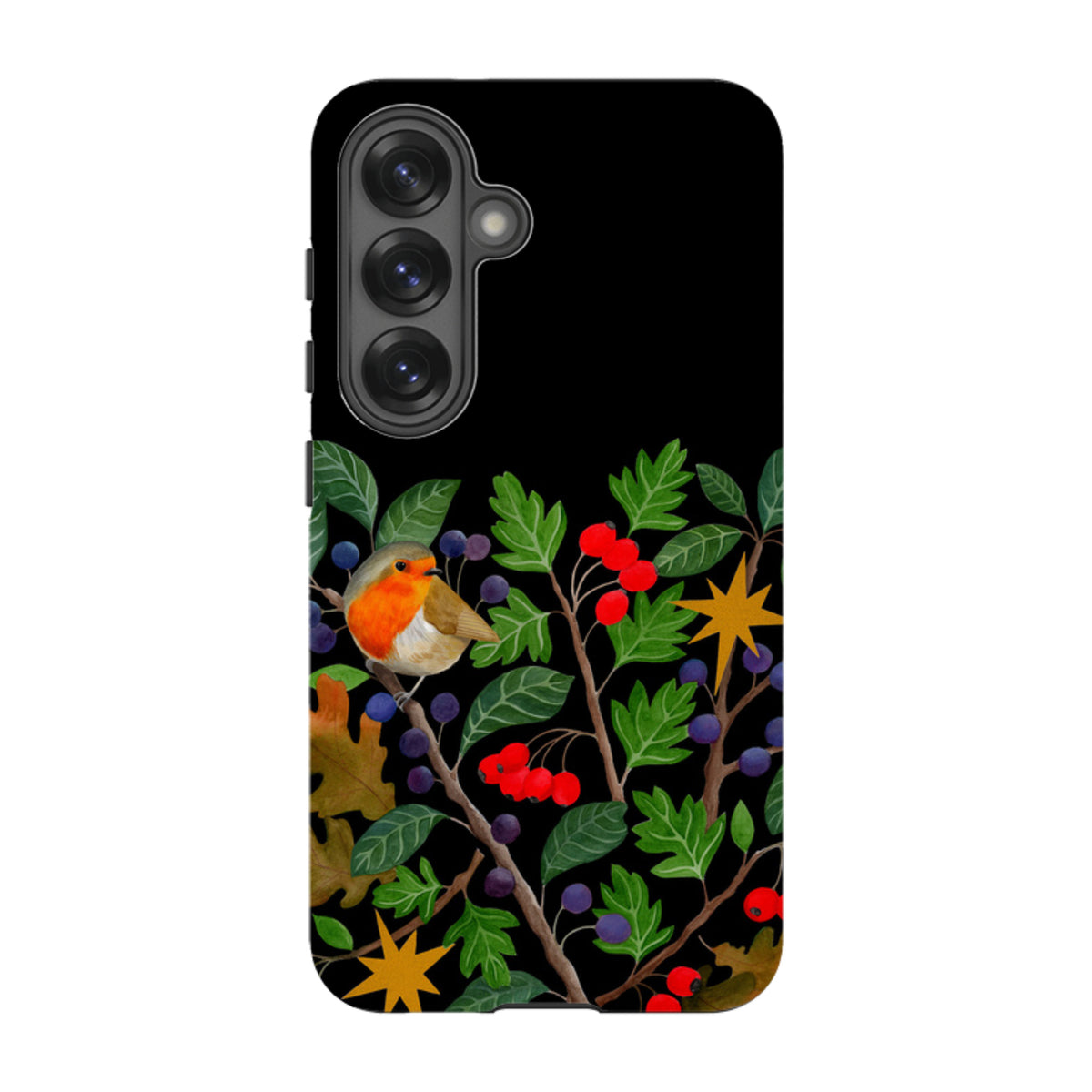 Samsung Tough Case - Sloe Robin By Bex Parkin