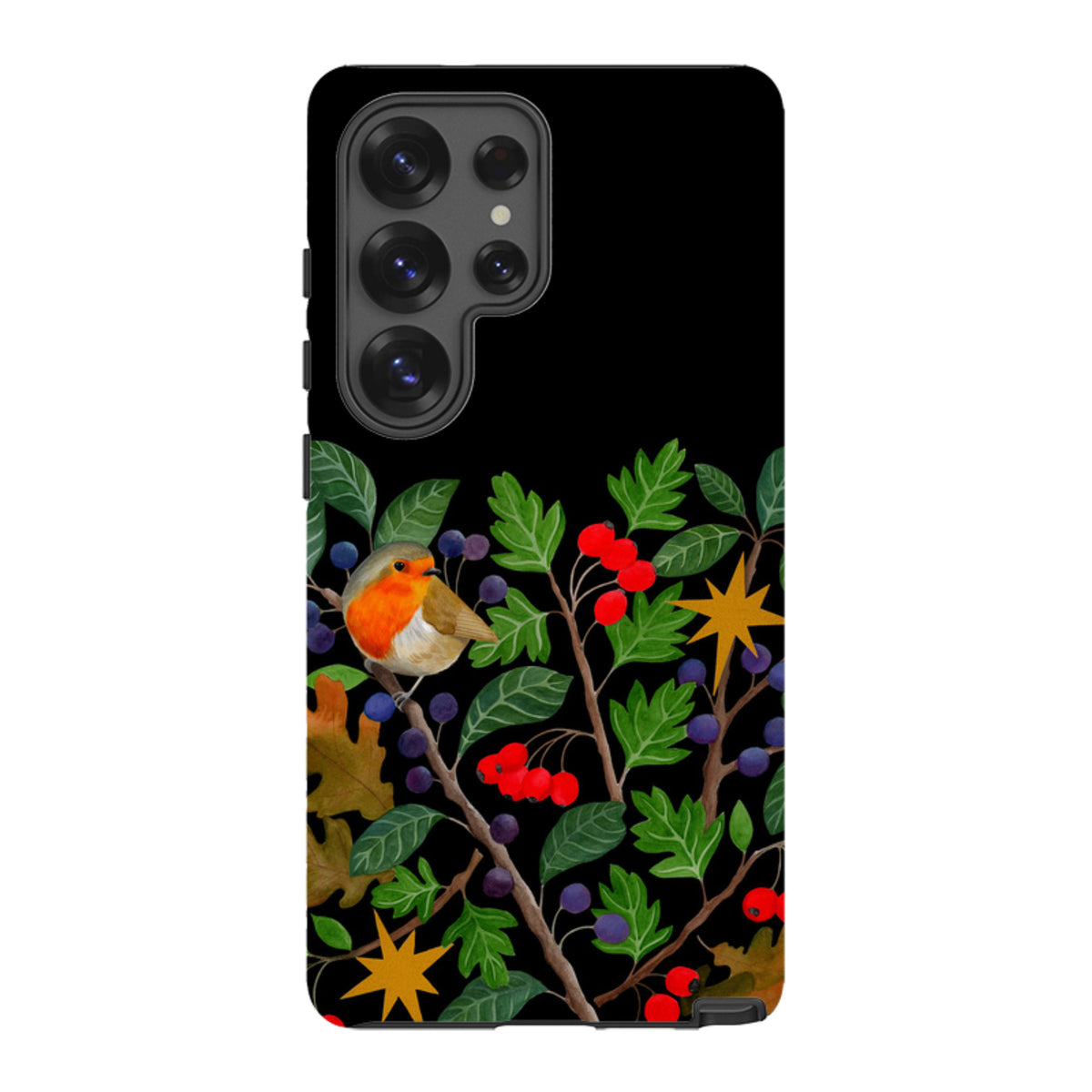 Samsung Tough Case - Sloe Robin By Bex Parkin