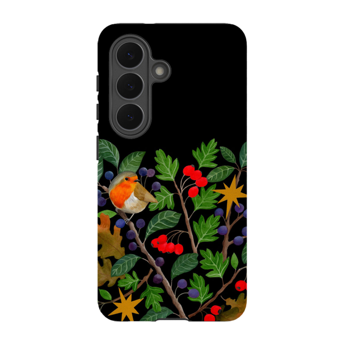 Samsung Tough Case - Sloe Robin By Bex Parkin