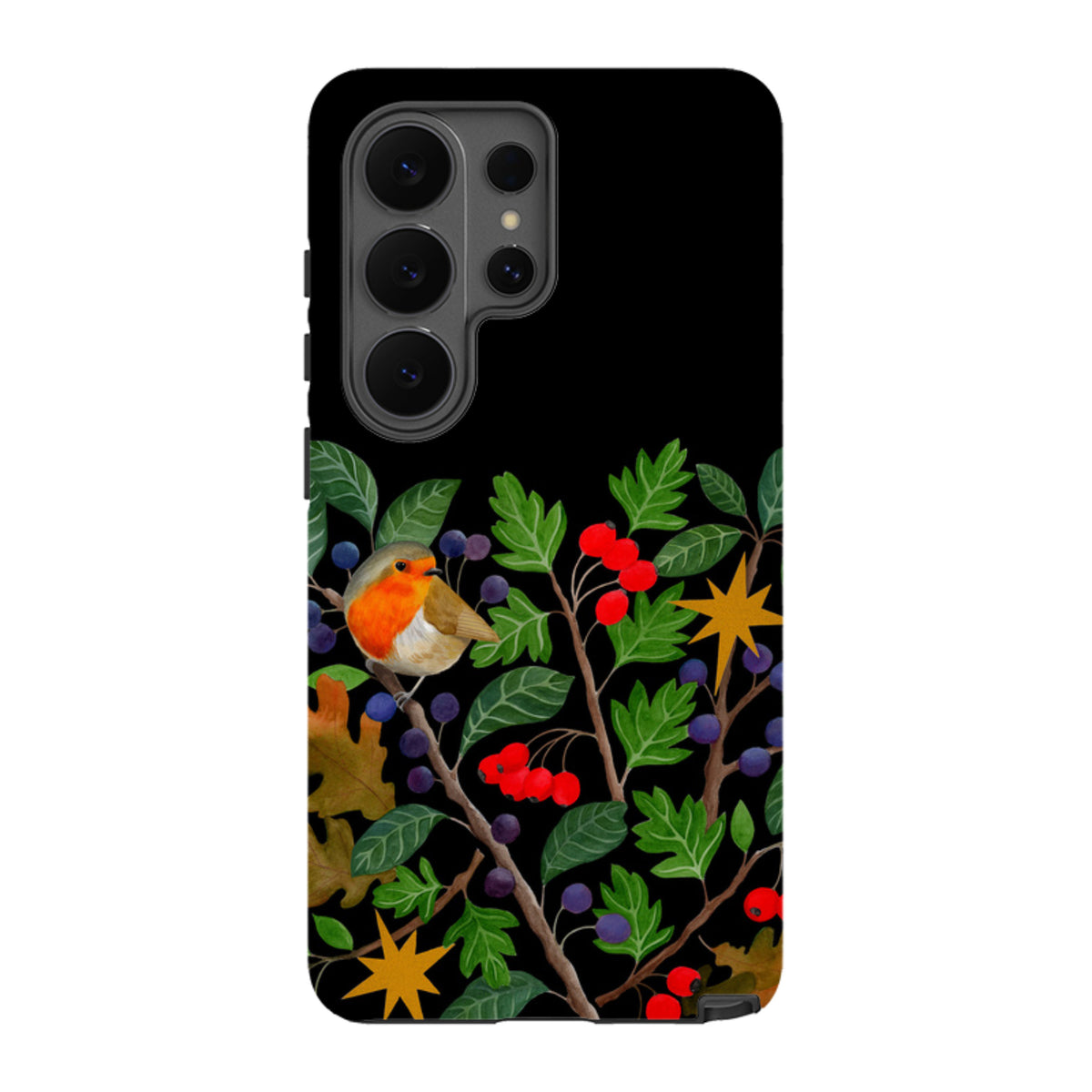 Samsung Tough Case - Sloe Robin By Bex Parkin