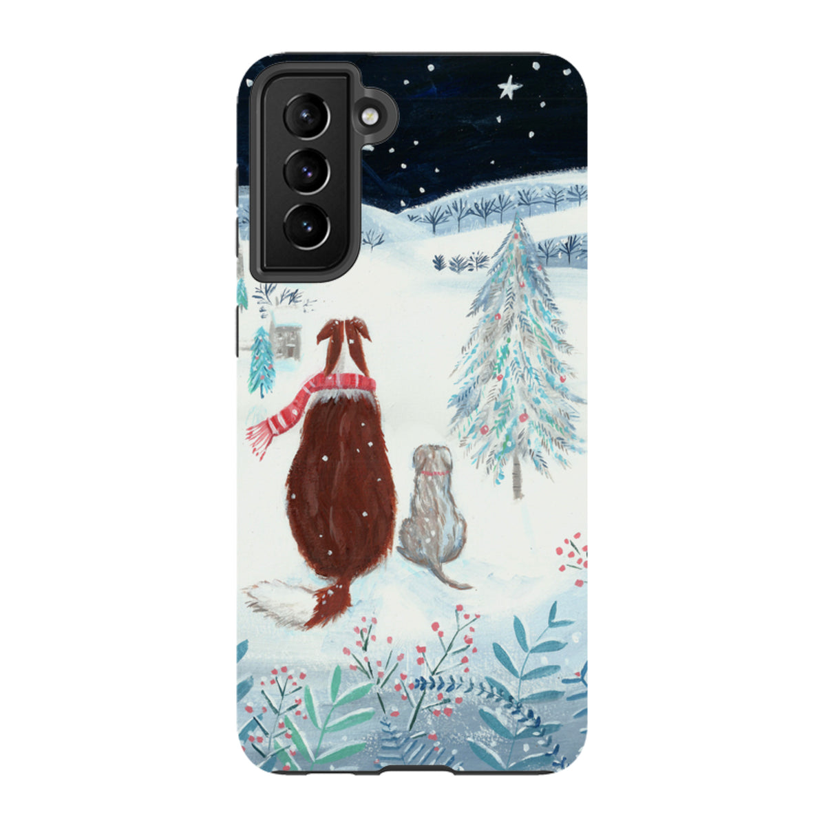 Samsung Tough Case - Schneehunde von Mary Stubberfield