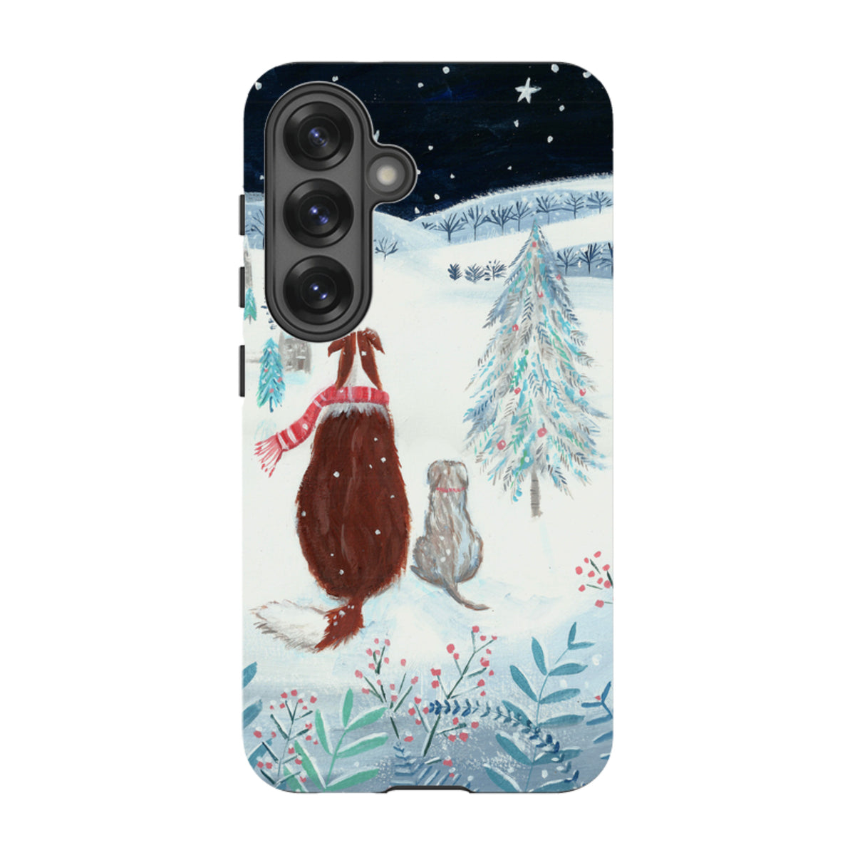 Samsung Tough Case - Schneehunde von Mary Stubberfield