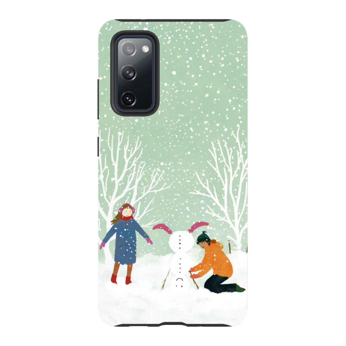 Samsung Tough Case - Snowball Building By Katherine Quinn