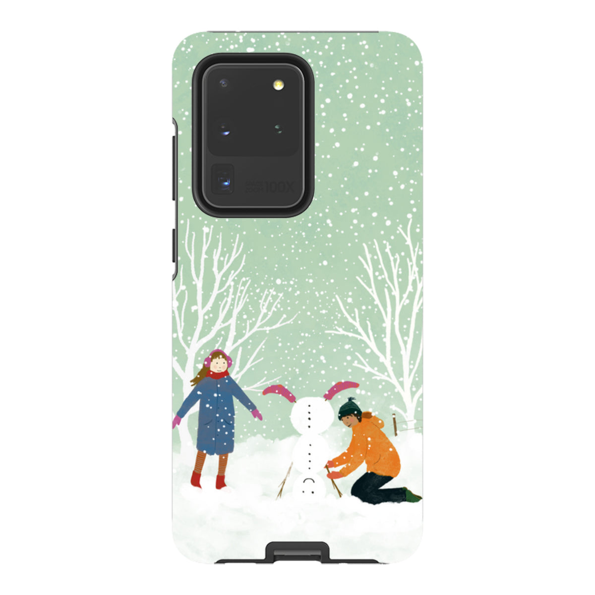 Samsung Tough Case - Snowball Building By Katherine Quinn