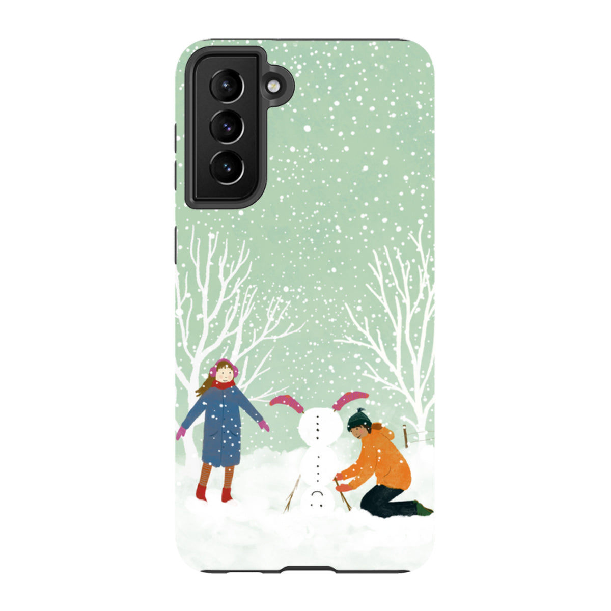 Samsung Tough Case - Snowball Building By Katherine Quinn