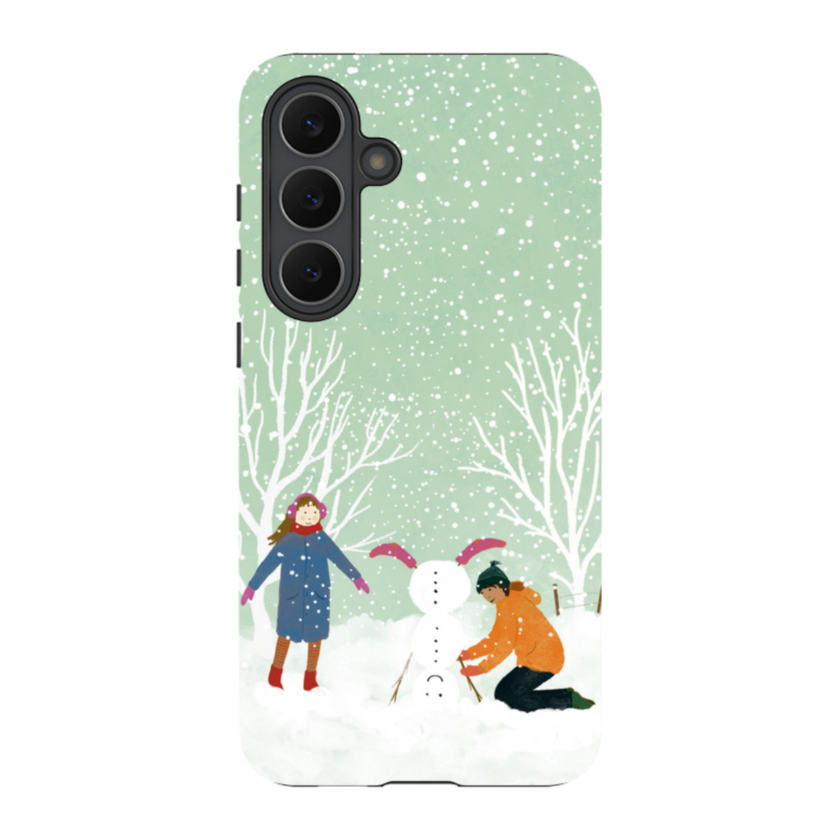 Samsung Tough Case - Snowball Building By Katherine Quinn