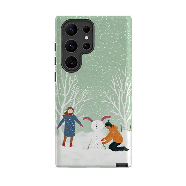 Samsung Tough Case - Snowball Building By Katherine Quinn