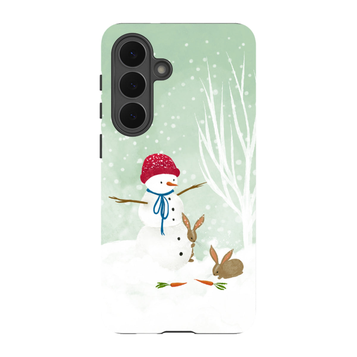 Samsung Tough Case - Snowman By Katherine Quinn