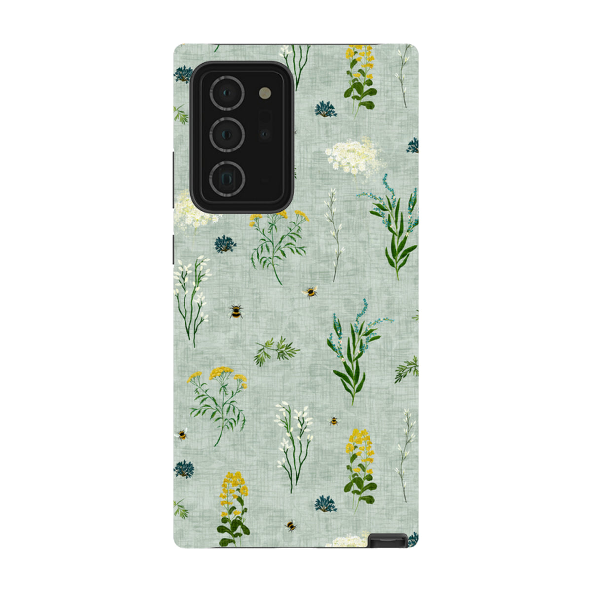 Samsung Tough  Case - Song Bird Florals and Bees By Katherine Quinn