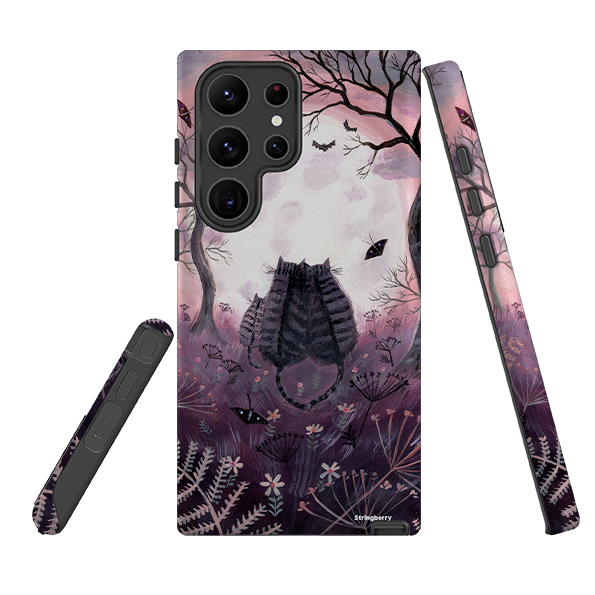 Samsung Tough Case - Spooky Cats By Mary Stubberfield