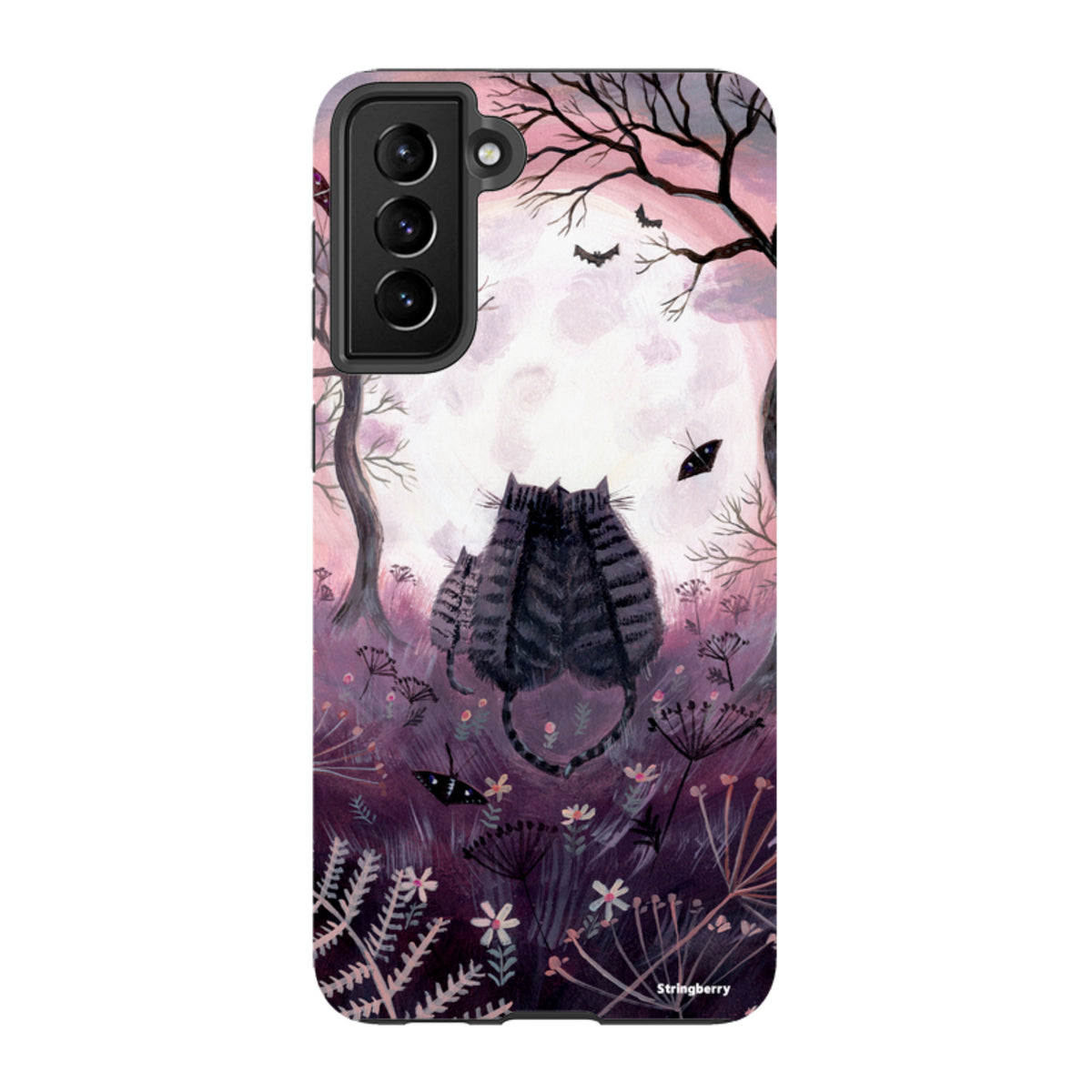 Samsung Tough Case - Spooky Cats By Mary Stubberfield