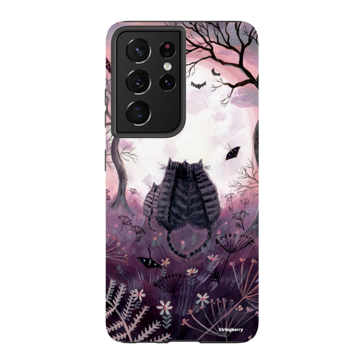 Samsung Tough Case - Spooky Cats By Mary Stubberfield