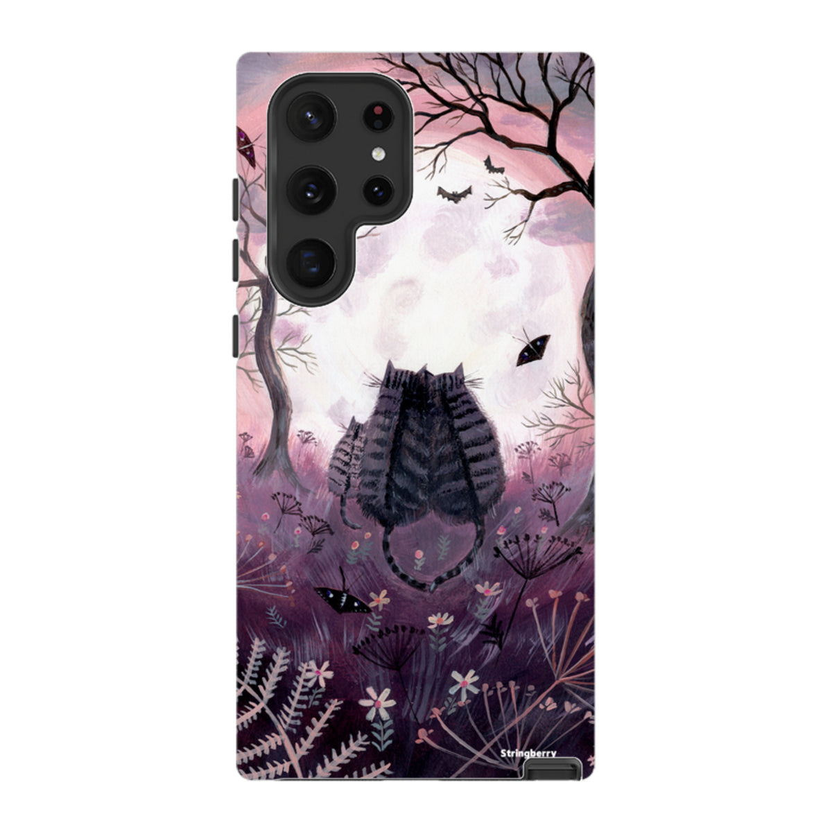 Samsung Tough Case - Spooky Cats By Mary Stubberfield