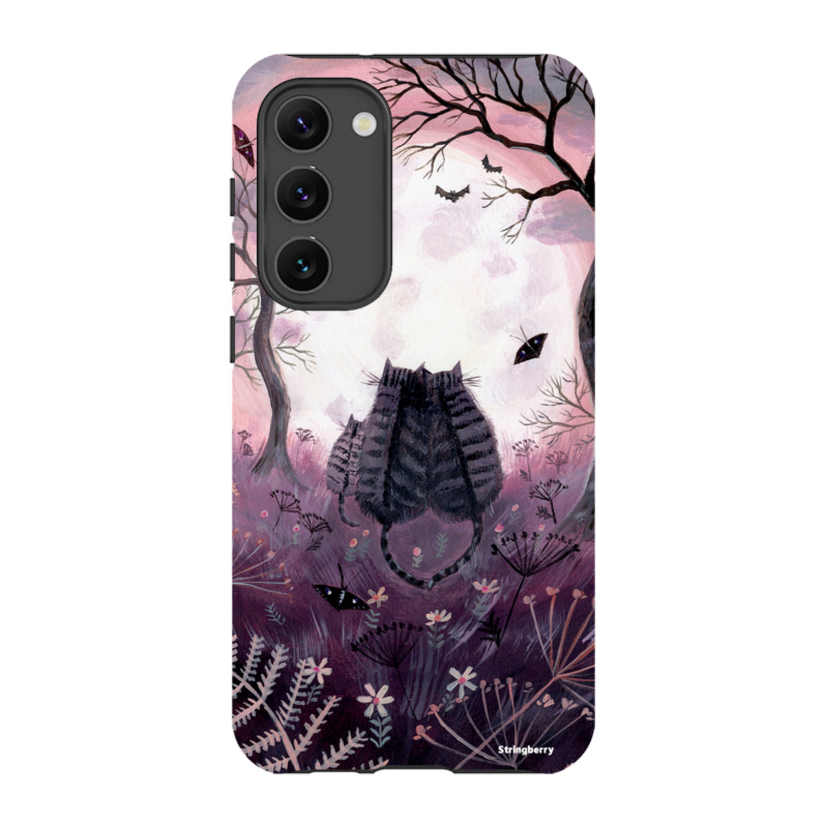 Samsung Tough Case - Spooky Cats By Mary Stubberfield
