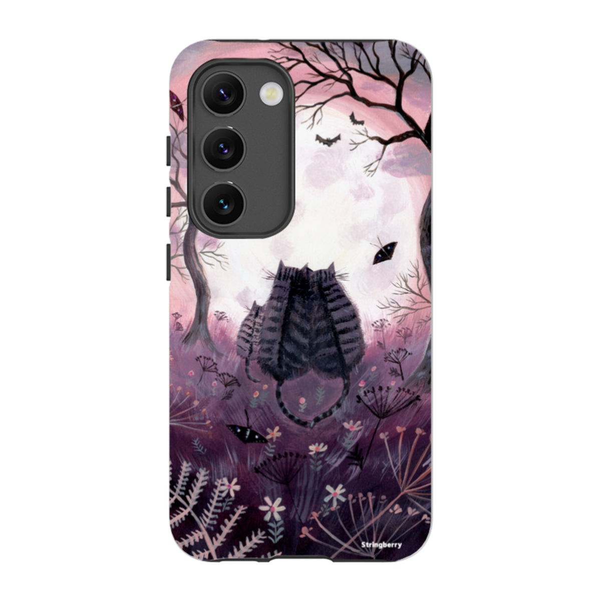 Samsung Tough Case - Spooky Cats By Mary Stubberfield