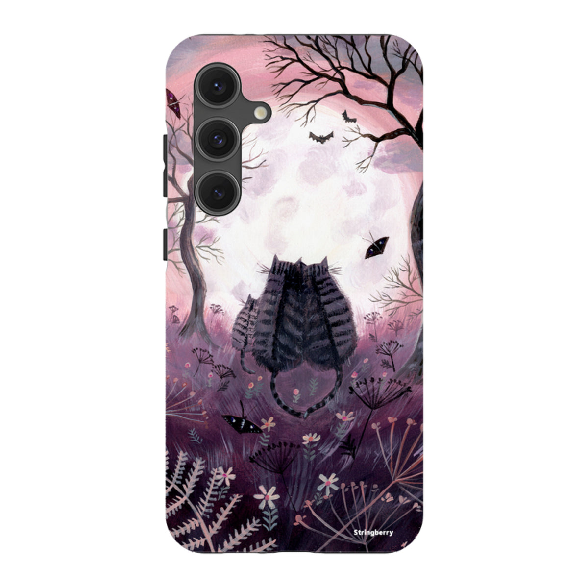 Samsung Tough Case - Spooky Cats By Mary Stubberfield