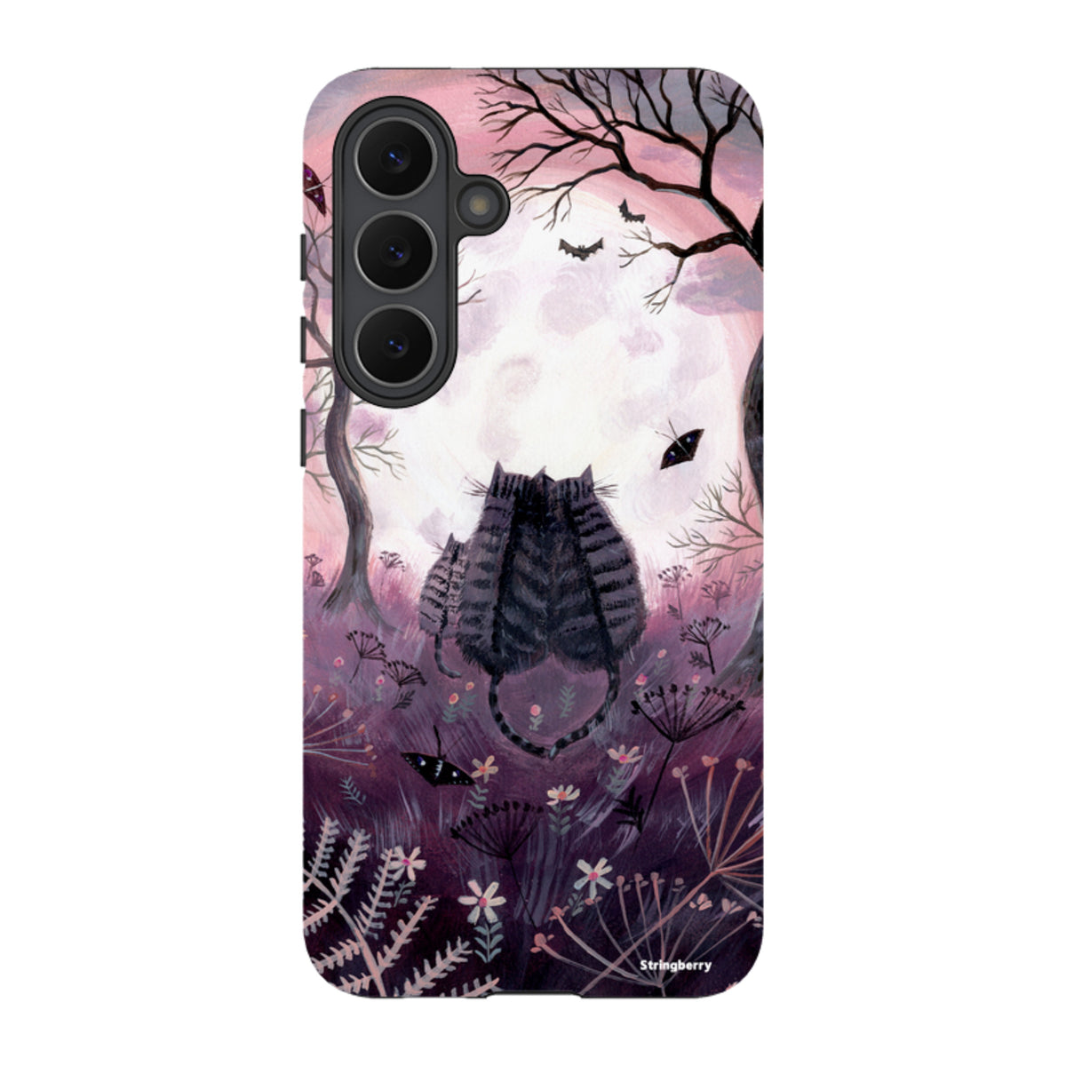 Samsung Tough Case - Spooky Cats By Mary Stubberfield