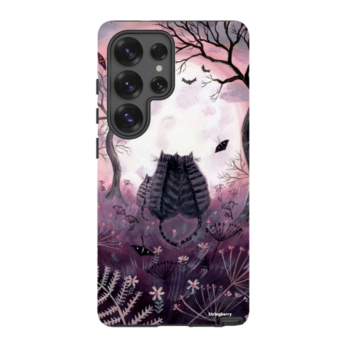 Samsung Tough Case - Spooky Cats By Mary Stubberfield