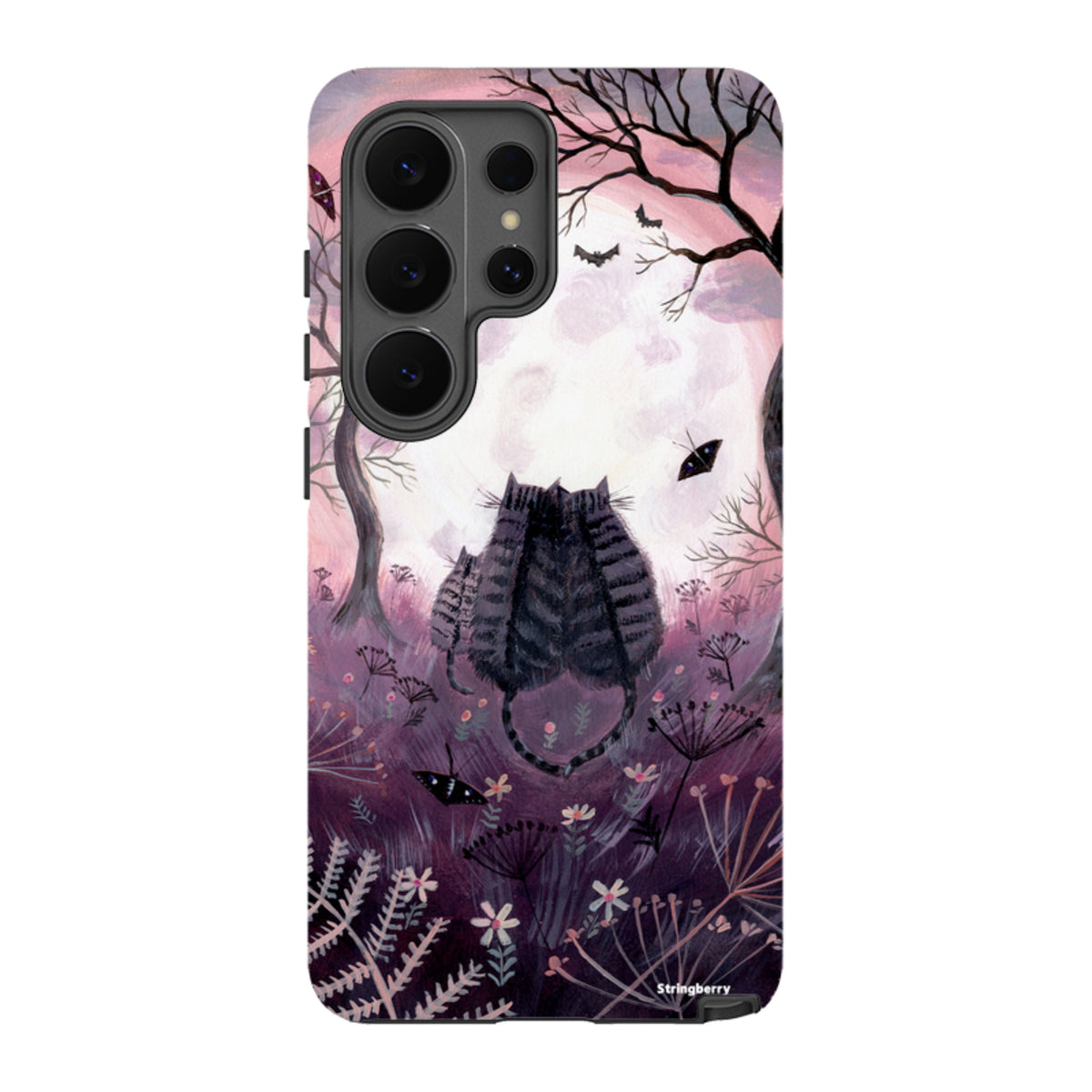 Samsung Tough Case - Spooky Cats By Mary Stubberfield