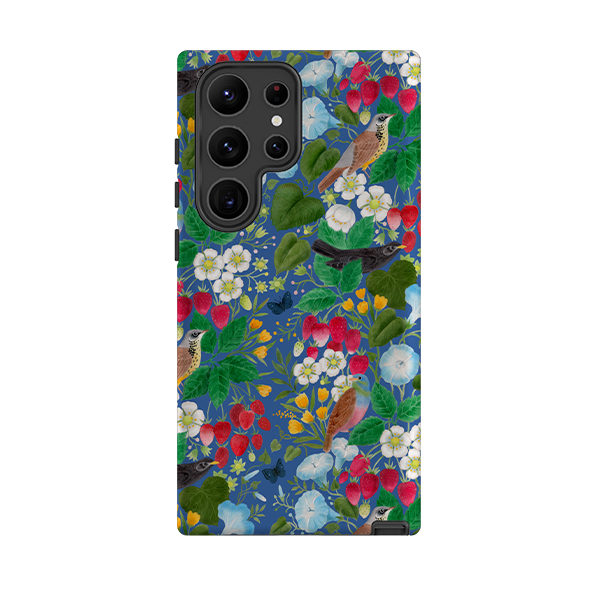 Samsung Tough  Case - Strawberry Thief By Bex Parkin