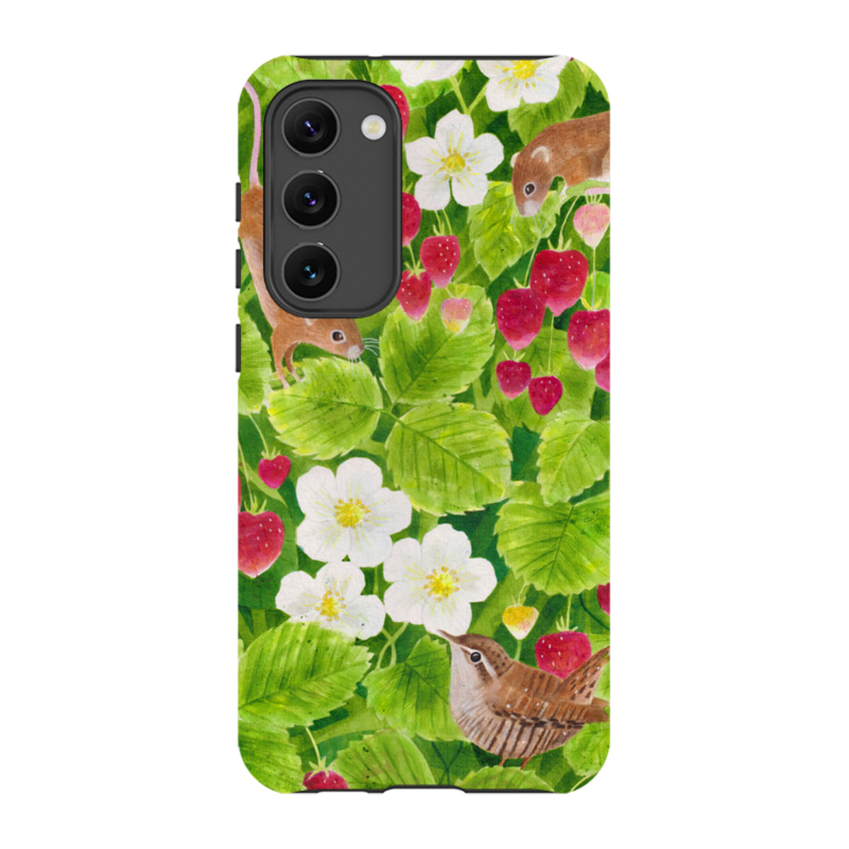 Samsung Tough Case - Strawberry Thieves By Bex Parkin