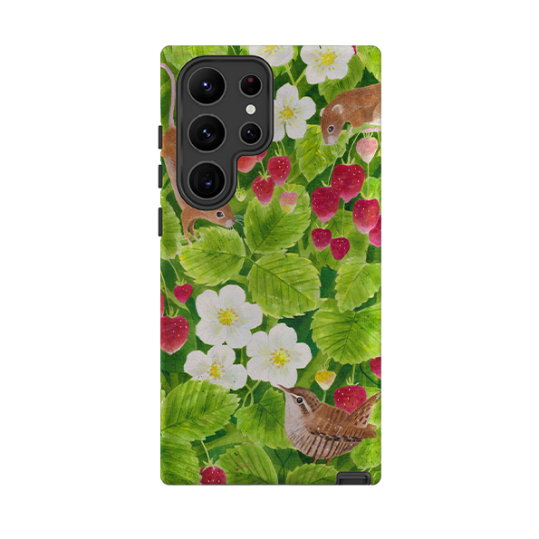 Samsung Tough Case - Strawberry Thieves By Bex Parkin