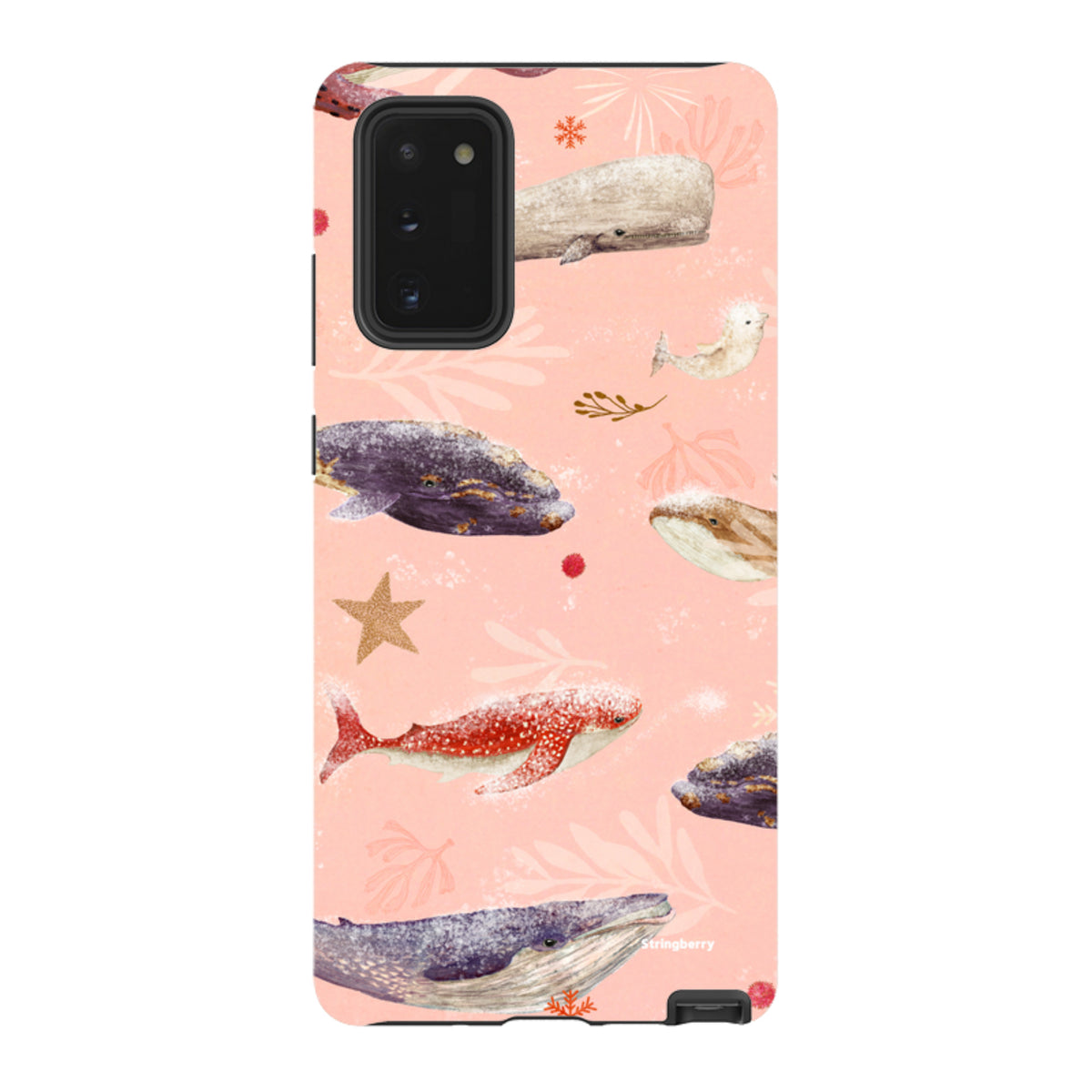 Samsung Tough Case - Sugar Plum Whales By Katherine Quinn