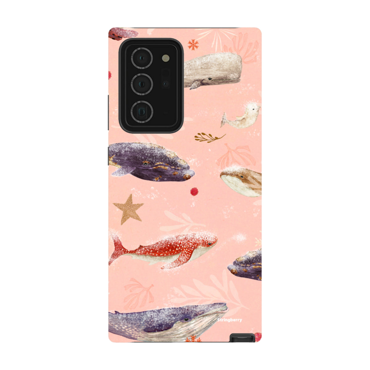 Samsung Tough Case - Sugar Plum Whales By Katherine Quinn
