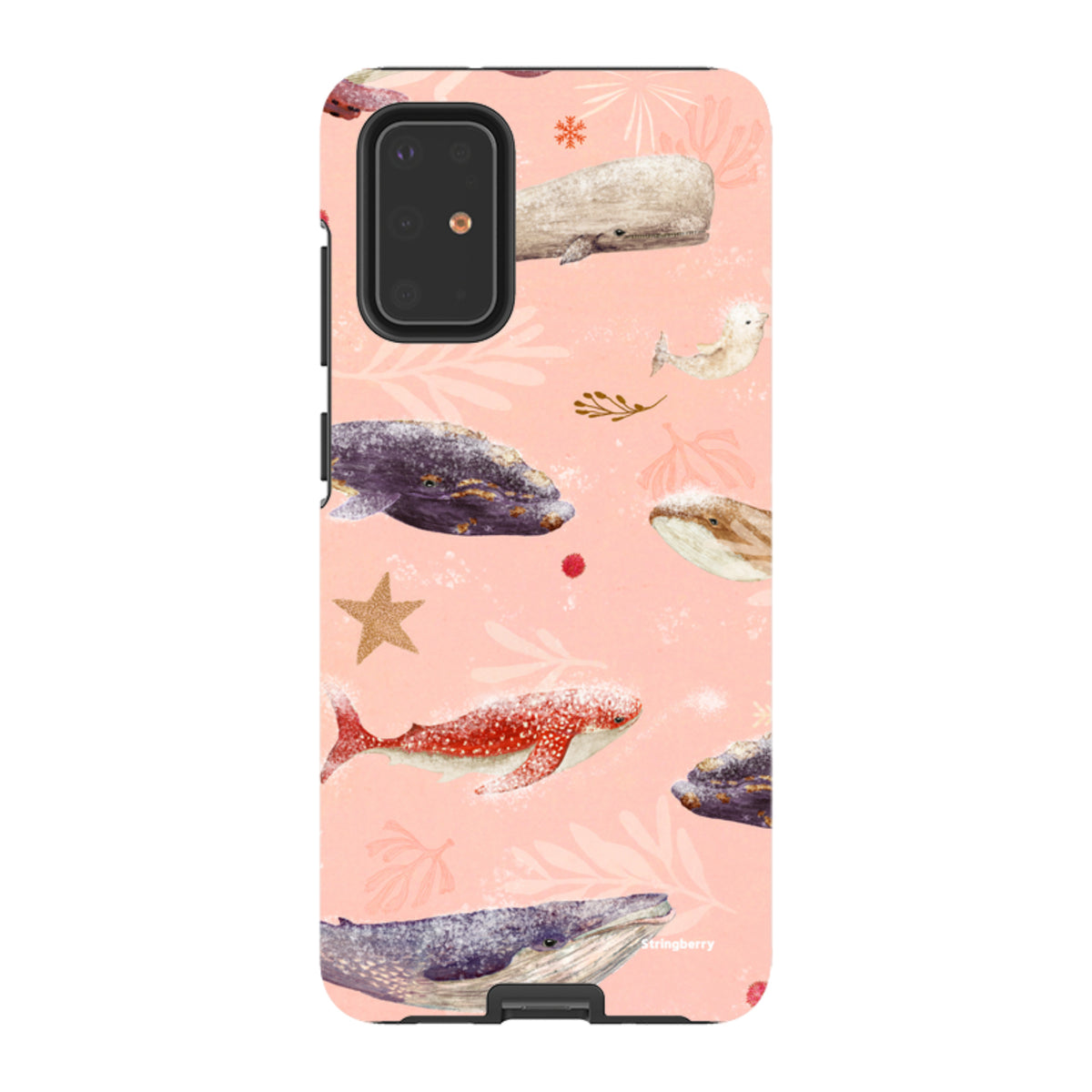 Samsung Tough Case - Sugar Plum Whales By Katherine Quinn