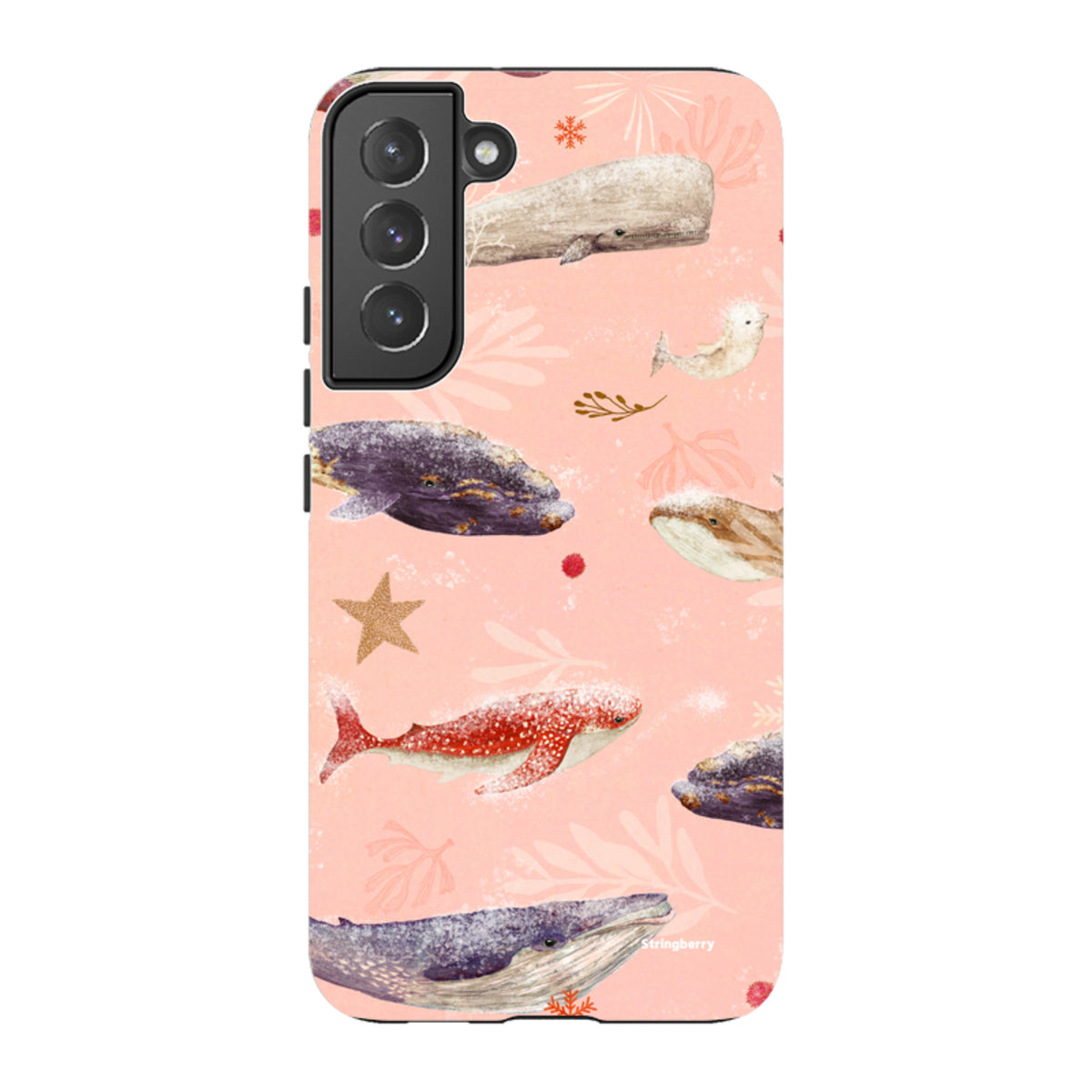 Samsung Tough Case - Sugar Plum Whales By Katherine Quinn