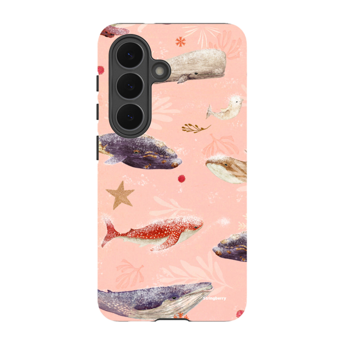 Samsung Tough Case - Sugar Plum Whales By Katherine Quinn