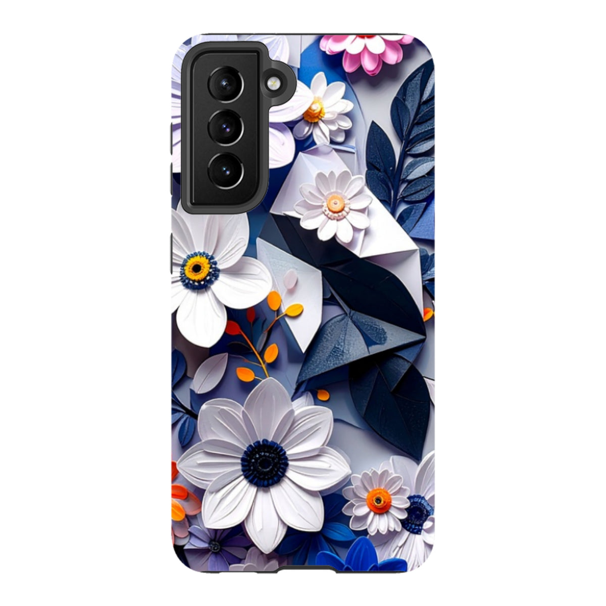 Samsung Tough Case - Summer Blue Florals