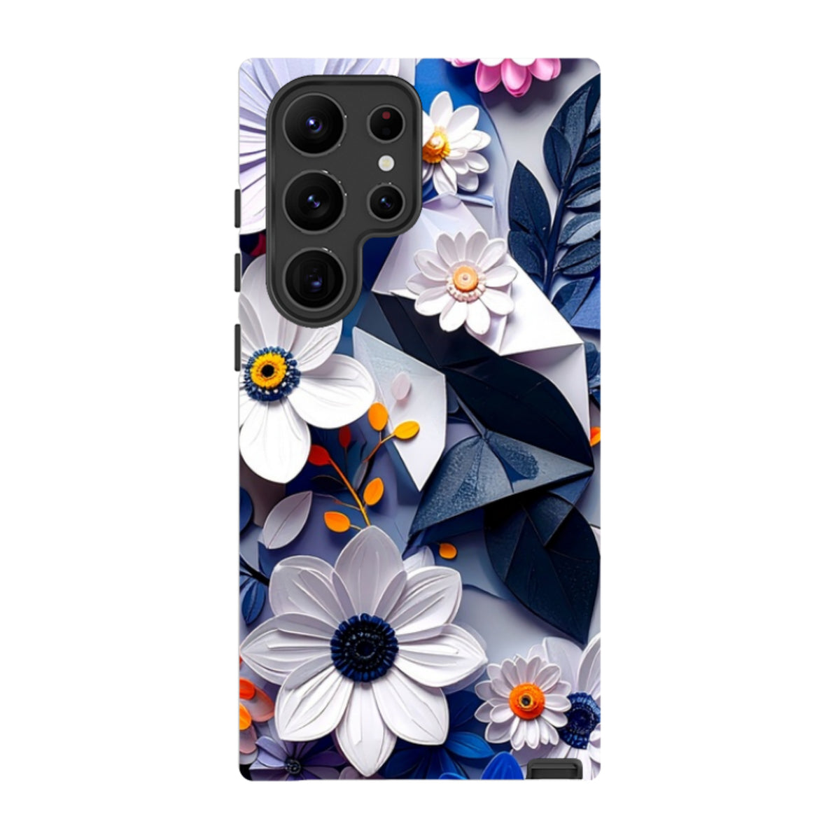 Samsung Tough Case - Summer Blue Florals