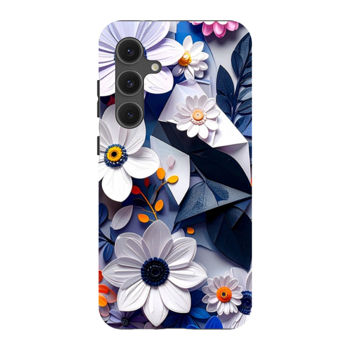 Samsung Tough Case - Summer Blue Florals
