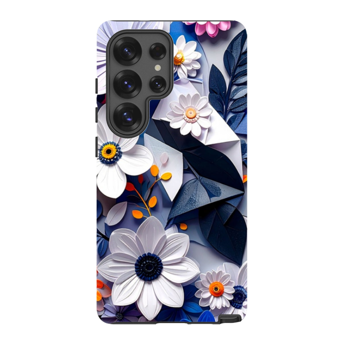 Samsung Tough Case - Summer Blue Florals